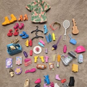 Barbie And Chelsea And Ken Doll Accessories Lot